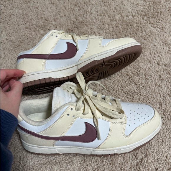 Nike Athletic Shoes in Cream and Maroon - Picture 5 of 5